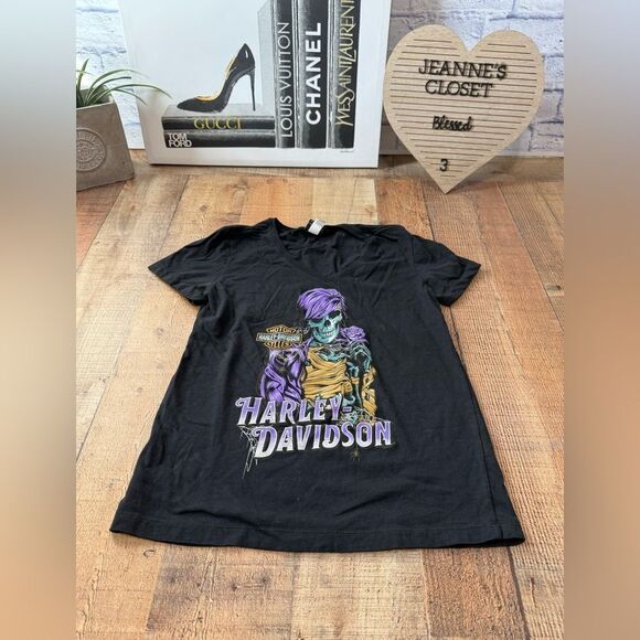 Harley Davidson Mummy Dearest v-neck tee Milwaukee - Picture 3 of 11